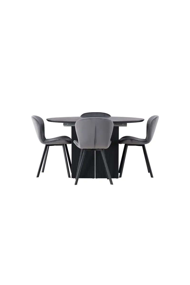 Dining Set Matilda Mit Den Stühlen Lilja Rundes Essgruppen Set