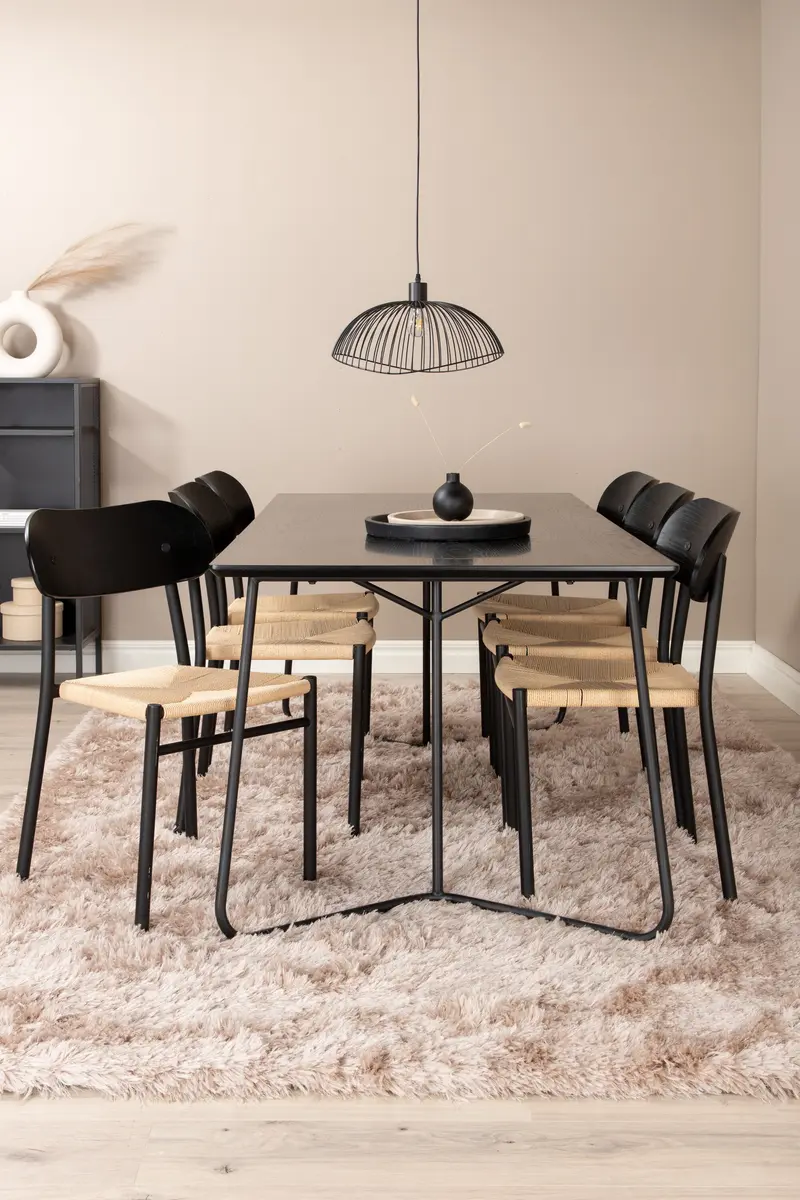 Dining Set Petra Mit Stühlen Polly Rechteckiges Essgruppen Set
