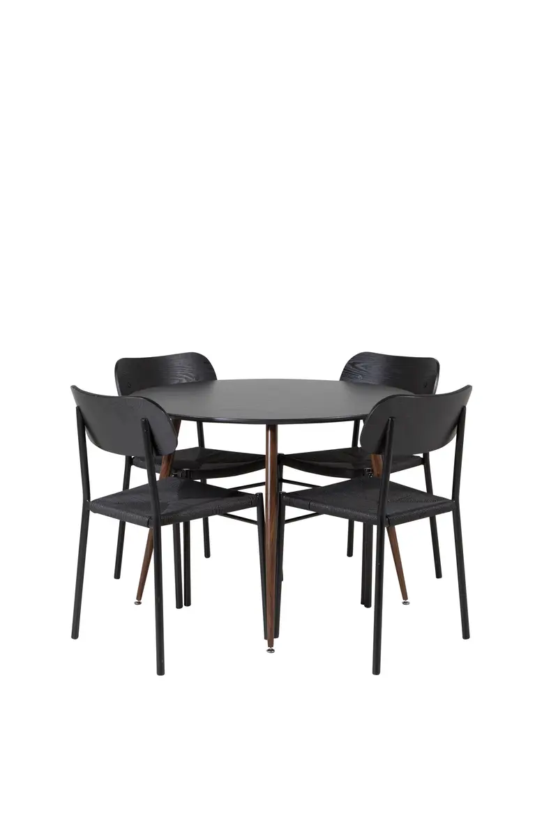Dining Set Plaza Mit Stühlen Polly Rundes Essgruppen Set