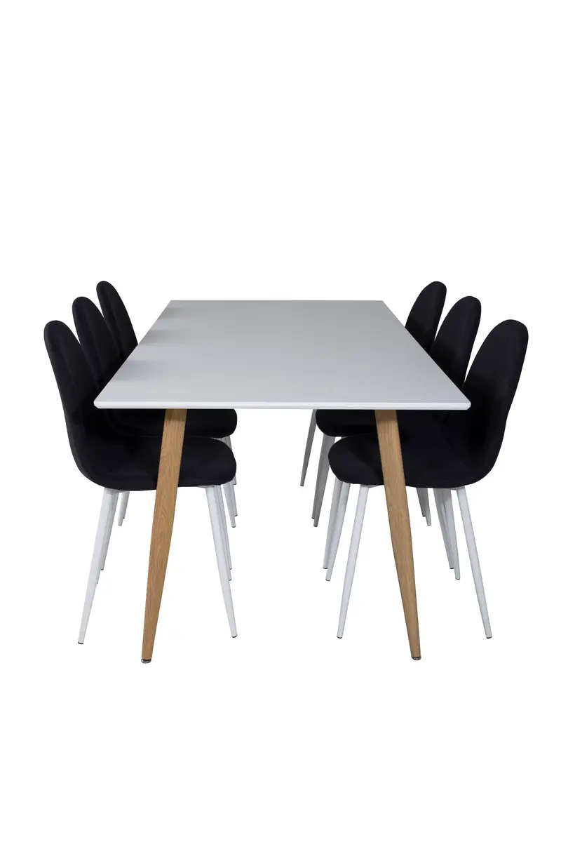 Dining Set Polar Mit Stühlen Polar Rechteckiges Essgruppen Set