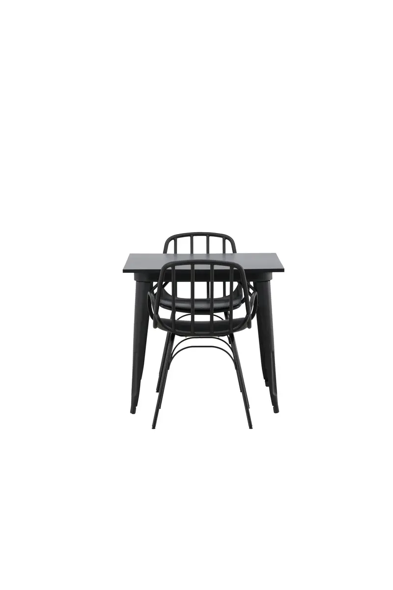 Dining Set Tempe Mit Den Stühlen Dyrön Rechteckiges Essgruppen Set