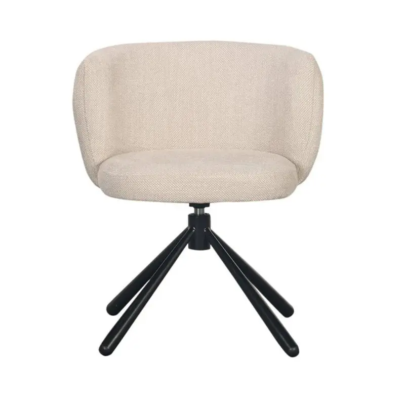 Drehbarer Armlehnstuhl Shell - Beige