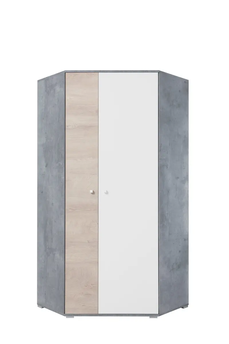Eckgarderobe – SIGMA System 02 – Platzsparende Ecklösung für moderne Räume