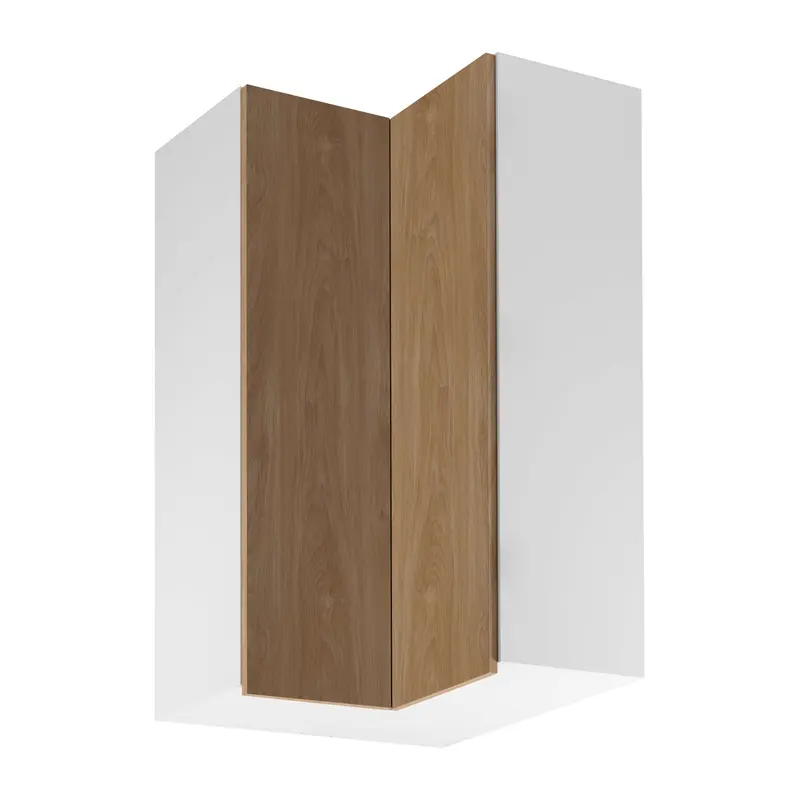 Eckhängeschrank – Livaro – G60N2 Sonoma Eiche / Weiß
