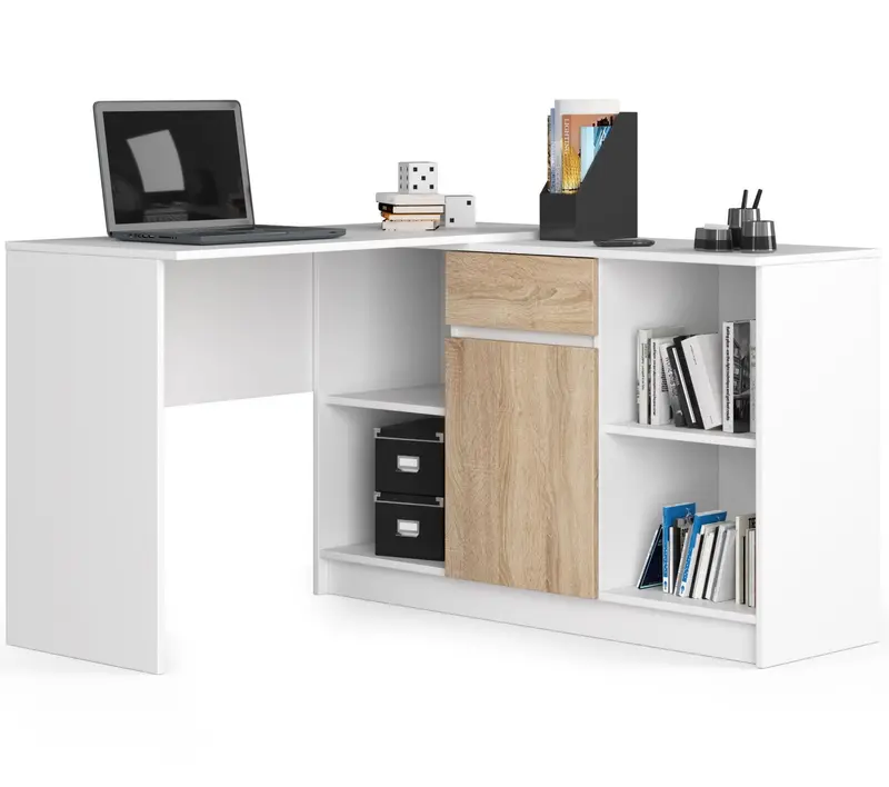 Eckschreibtisch – Funktionale Lösung mit Kommode für effizientes Arbeiten