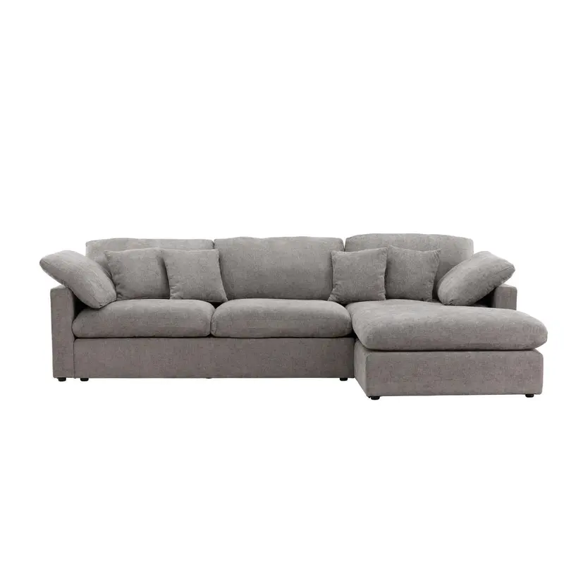 Ecksofa Amalfi - Dunkelgrau