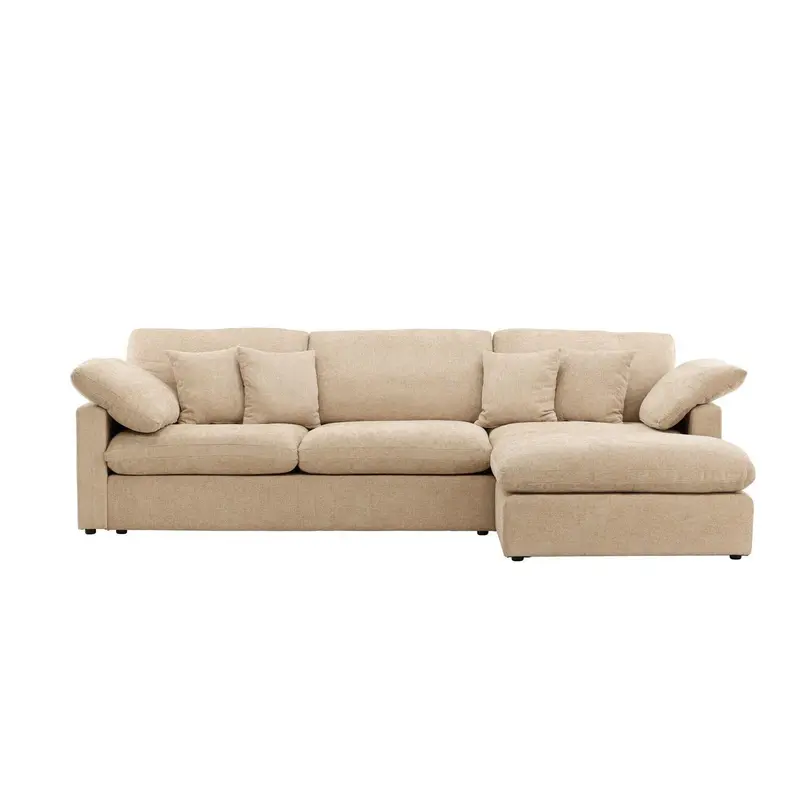 Ecksofa Amalfi - Sandbraun