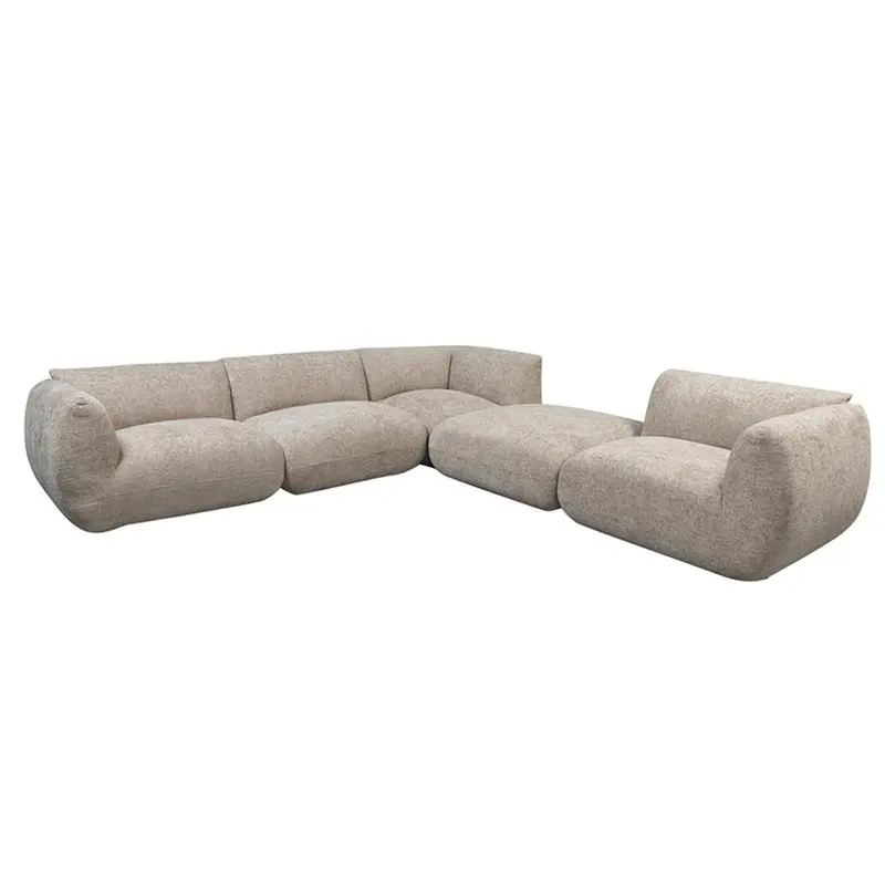 Ecksofa Amsterdam 5-Teilig - Beige