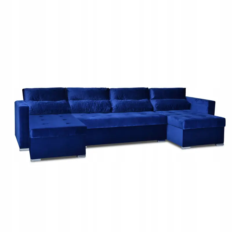 Ecksofa Ari blau Stauraum Schlaffunktion Ausführung ROYAL 22