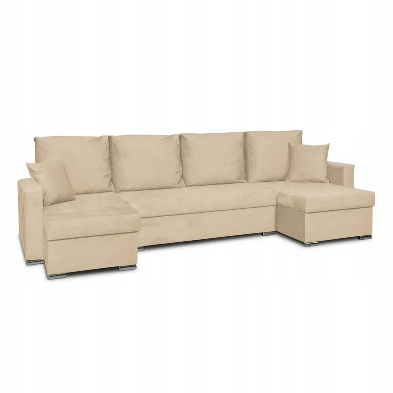 Ecksofa Bella beige Schlaffunktion Ausführung ANGEL 3