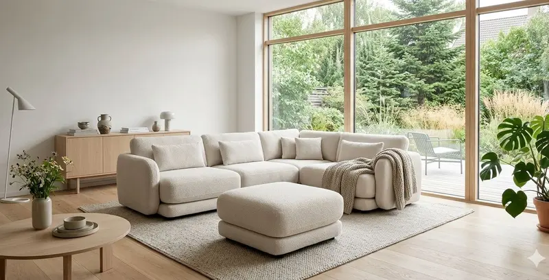 Ecksofa BOHO 300 x 210 – weiche Sitzinsel für offene Wohnkonzepte