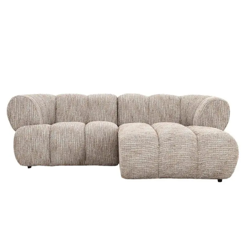 Ecksofa New York als 2,5-Sitzer - Longchair rechts - Coco