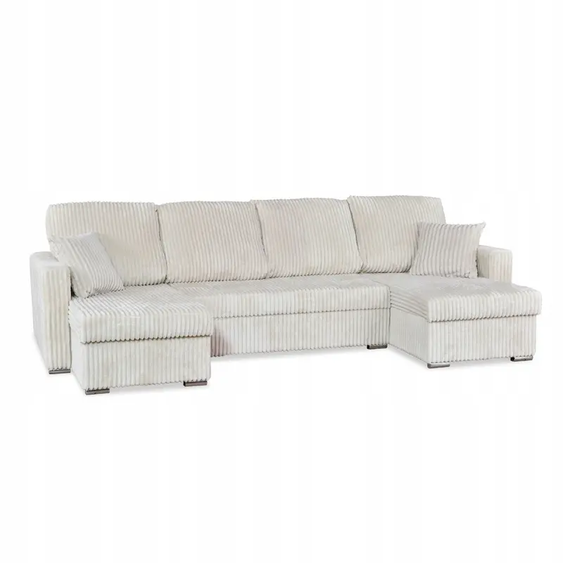 Ecksofa Rene beige Schlaffunktion Ausführung Rene