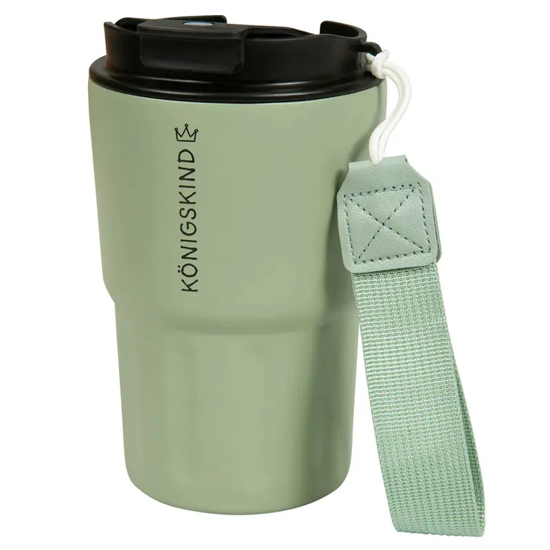 Edelstahl-Thermobecher „Königskind“ salbei 320 ml