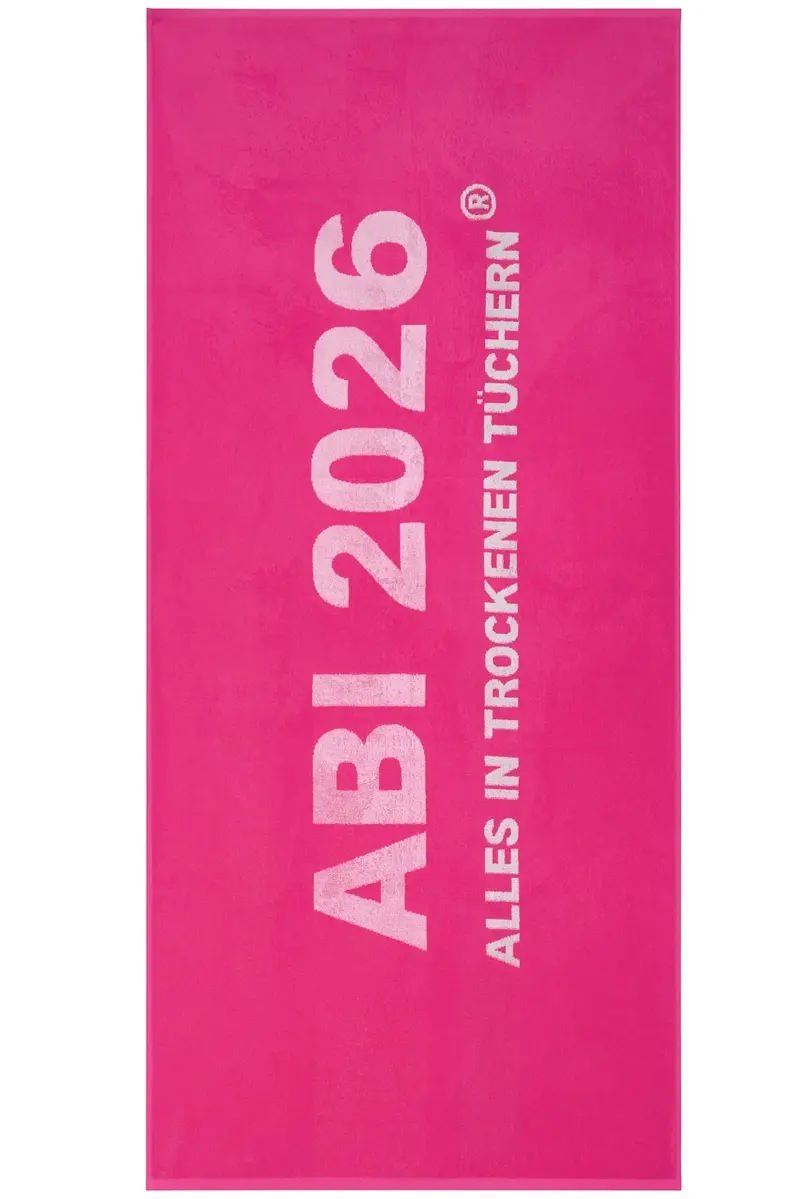 Egeria Strandtuch ABI 2026 pink