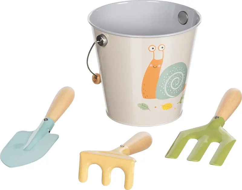 Eimer mit Gartenwerkzeug