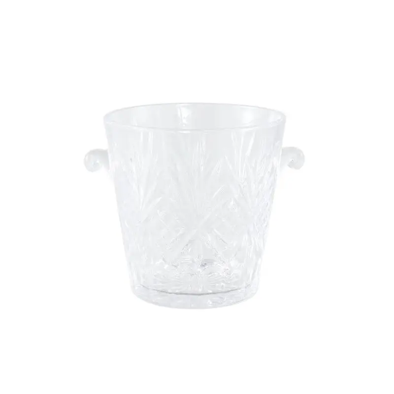 Eiskübel – Runde Form, Glas Material, Klare Optik – Glass Crystal | PTMD
