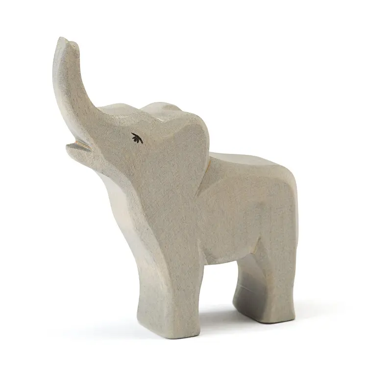 Elefant klein, trompetend