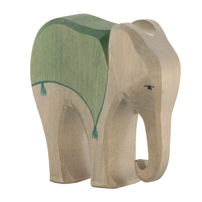 Elefant mit Sattel (Krippenfigur)