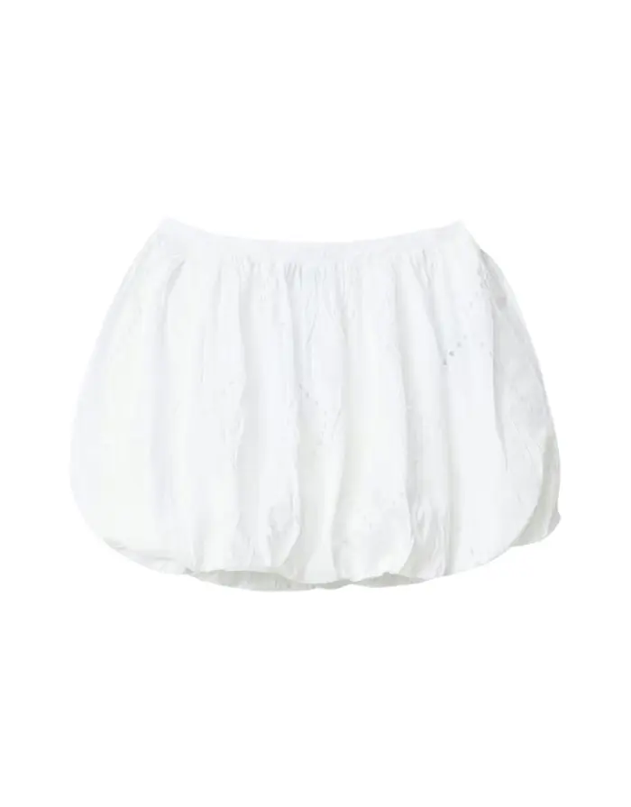 Embroidery Rock I White