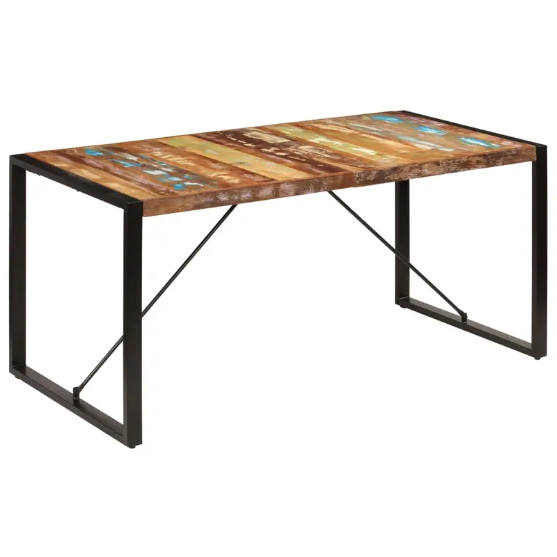 Esstisch 160x80x75 cm Altholz Massiv