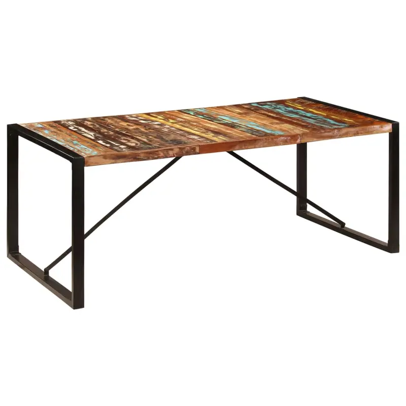 Esstisch 200x100x75 cm Altholz Massiv