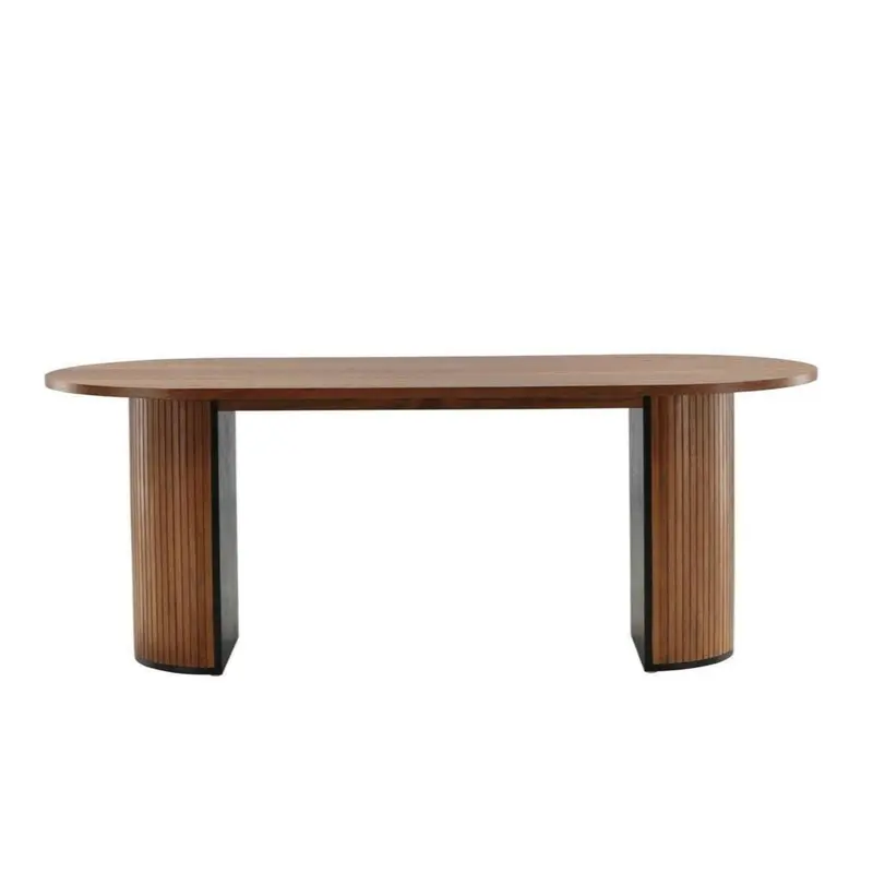 Esstisch Bianca Oval 200*90cm - Walnuss