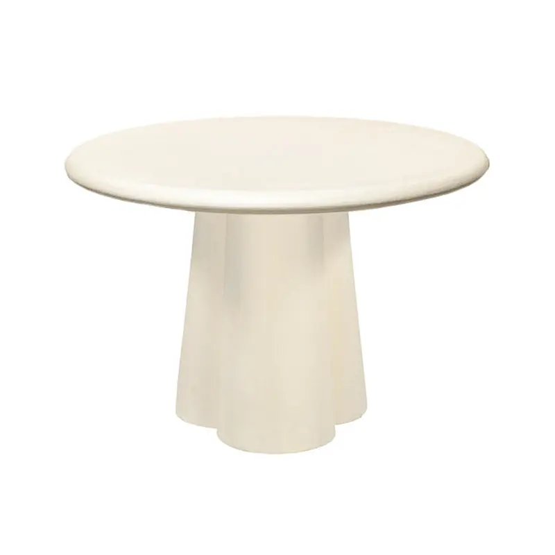 Esstisch Clubs Ø130cm in Betonoptik - Beige