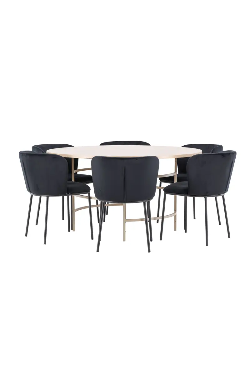 Esstisch Copenhagen Mit Edina Stuhl Rundes Essgruppen Set