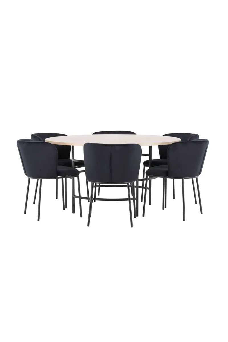 Esstisch Copenhagen Mit Edina Stuhl Rundes Essgruppen Set