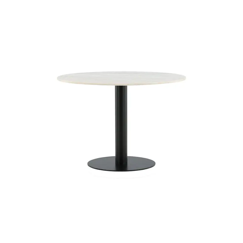 Esstisch Estelle Ø106cm - Weiß Marmor