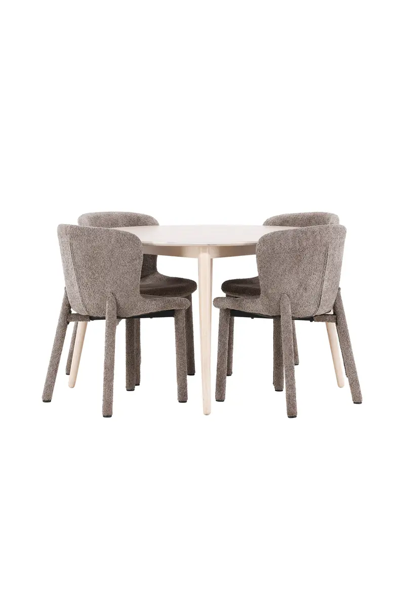 Esstisch Flora Mit Astoria Stuhl Rundes Essgruppen Set