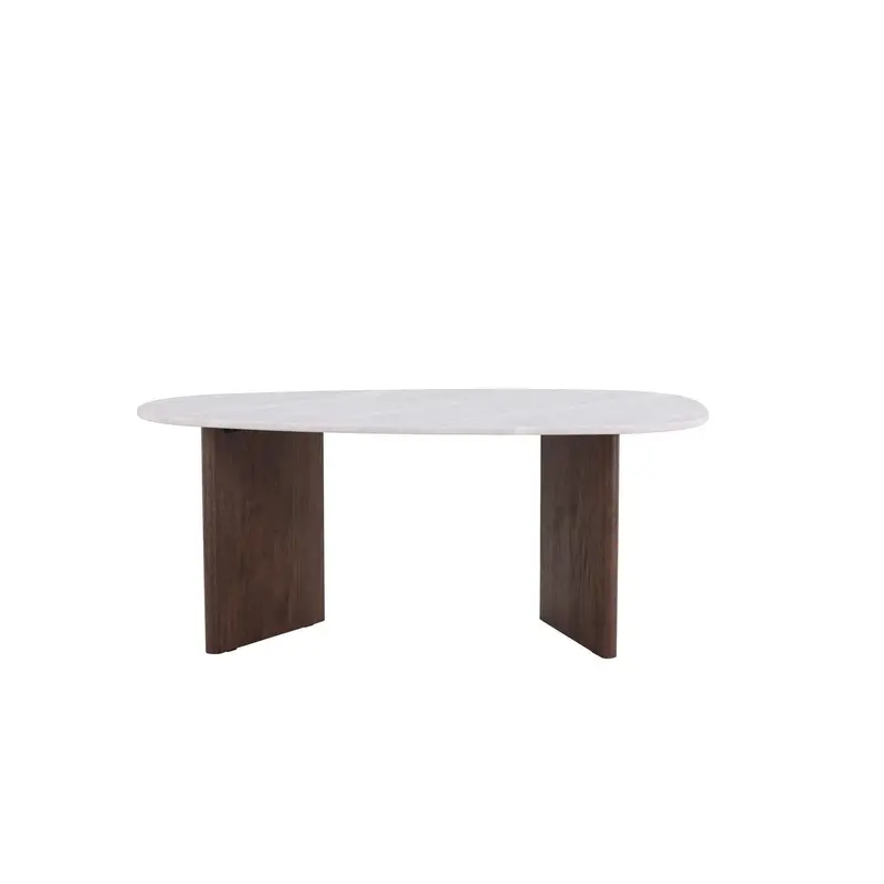 Esstisch Grönvik Oval 180*90cm - Mokka & Betonoptik