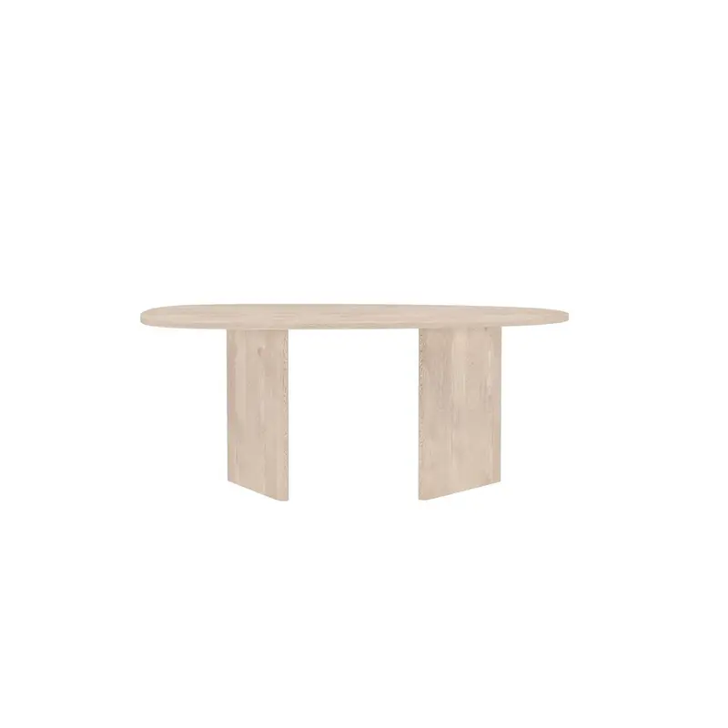 Esstisch Grönvik Oval 180x90cm - Cremeweiß