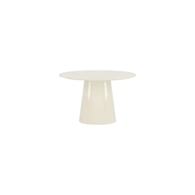 Esstisch Lanzo Ø120cm - Hochglanz Beige