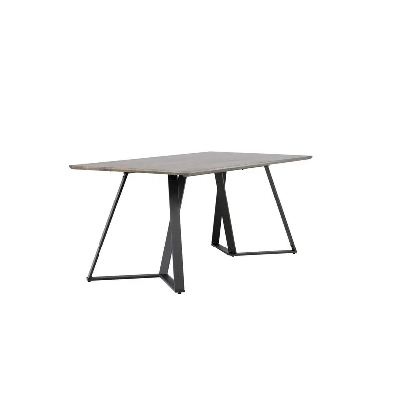 Esstisch Marina 180*90cm - Mokka/Schwarz