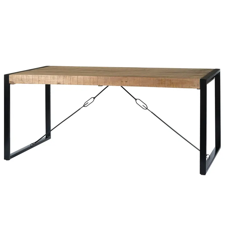 Esstisch Nairobi 200cm aus Massivholz - Braun