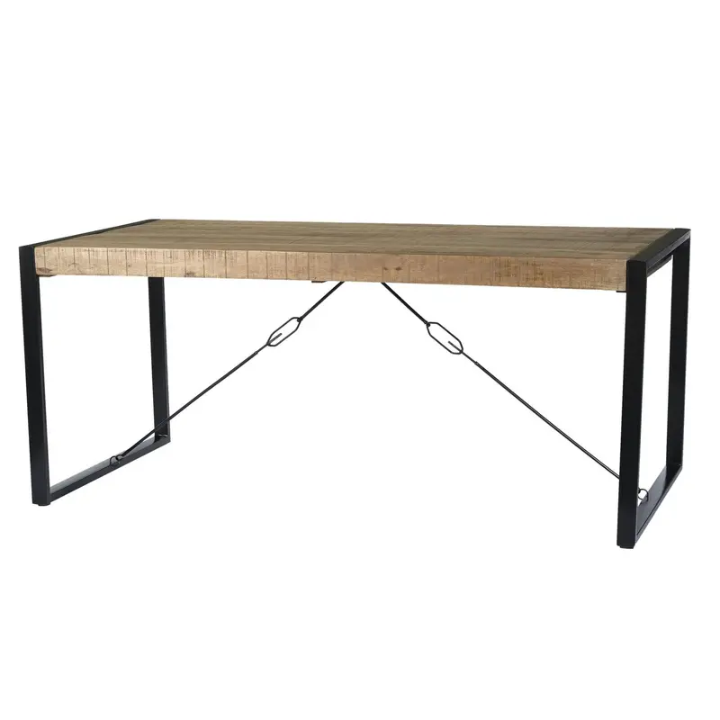 Esstisch Nairobi aus Mangoholz 220cm - Natur