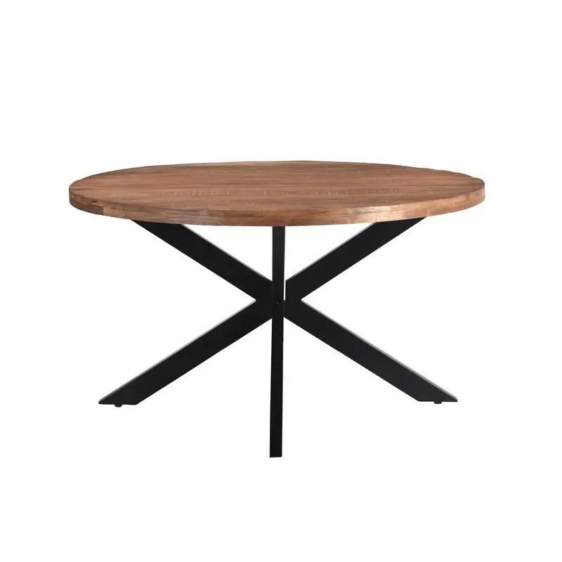 Esstisch Rocky aus Mangoholz Ø140cm - Braun