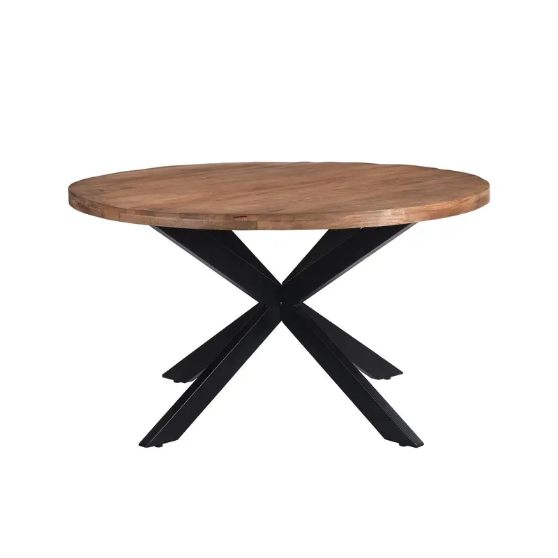 Esstisch Rocky aus Mangoholz Ø150cm - Braun