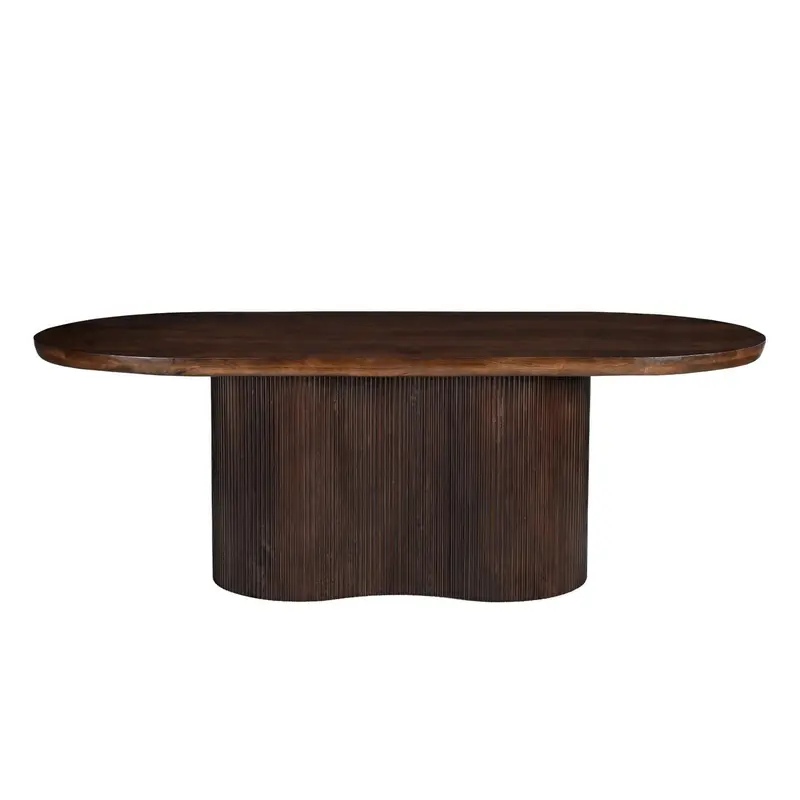 Esstisch Sevilla aus Mangoholz 250cm - Dunkelbraun