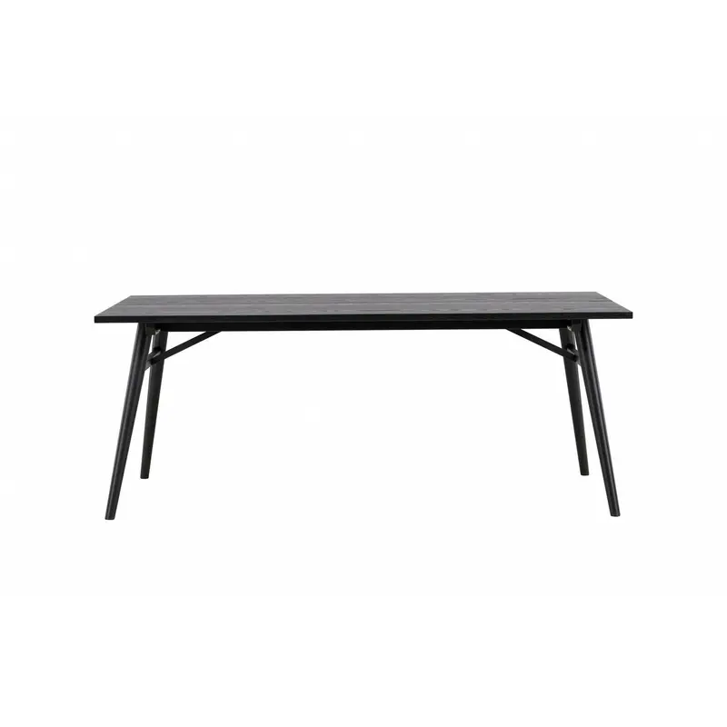 Esstisch Sleek ausziehbar 190-280cm - Schwarz