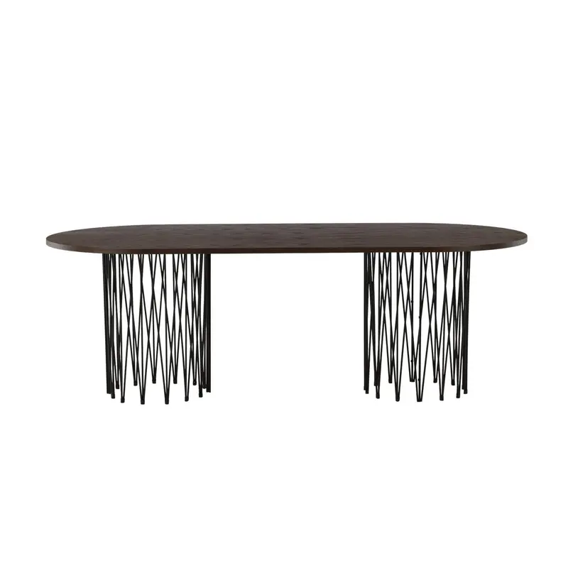 Esstisch Stone Oval 220cm - Mokka