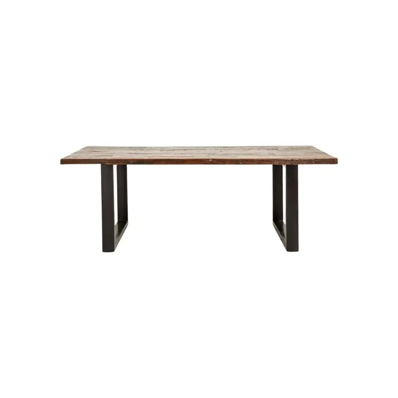 Esstisch VINTAGE 220cm aus recyceltem Holz - Natur