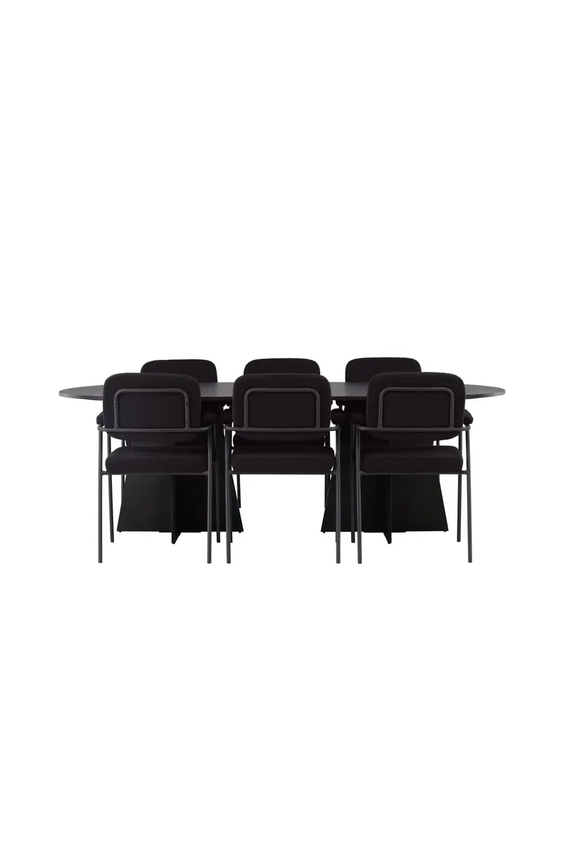 Esszimmer Set Bootcut Mit Den Stühlen Yesterday Ovales Essgruppen Set