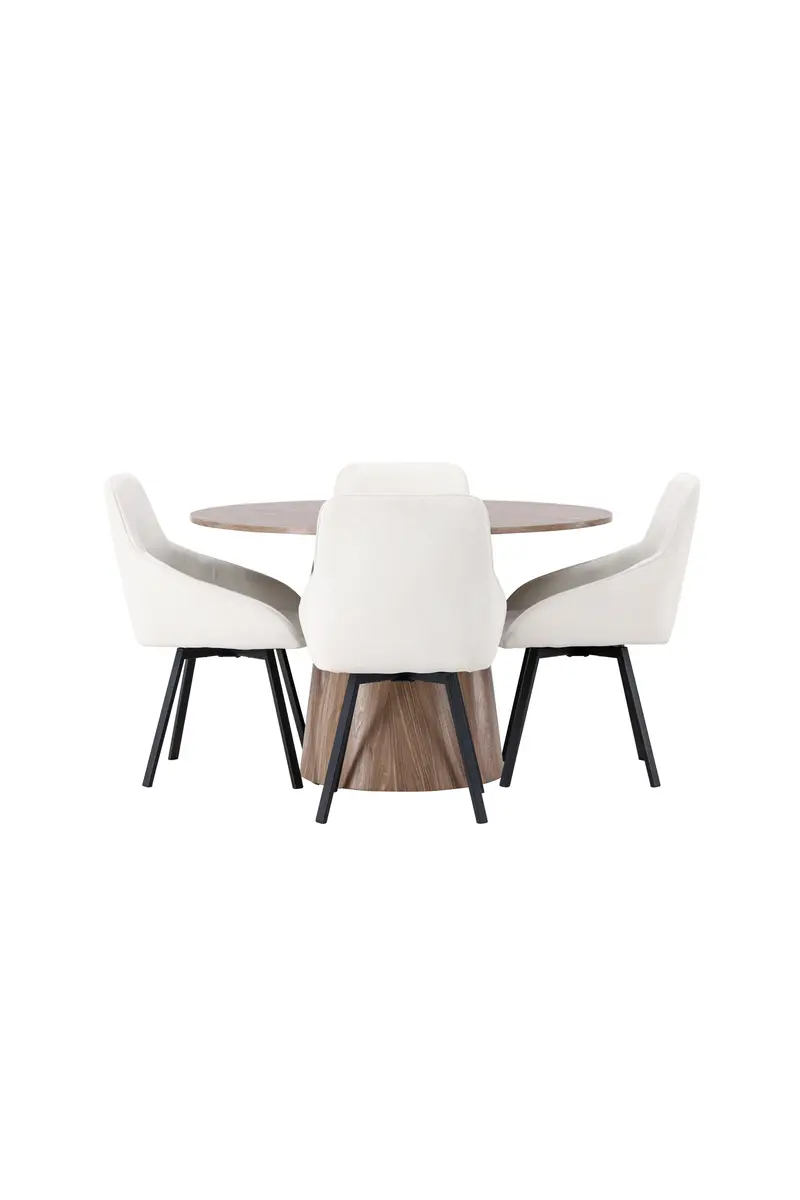 Esszimmer Set Lanzo Mit Den Stühlen Rosie Rundes Essgruppen Set