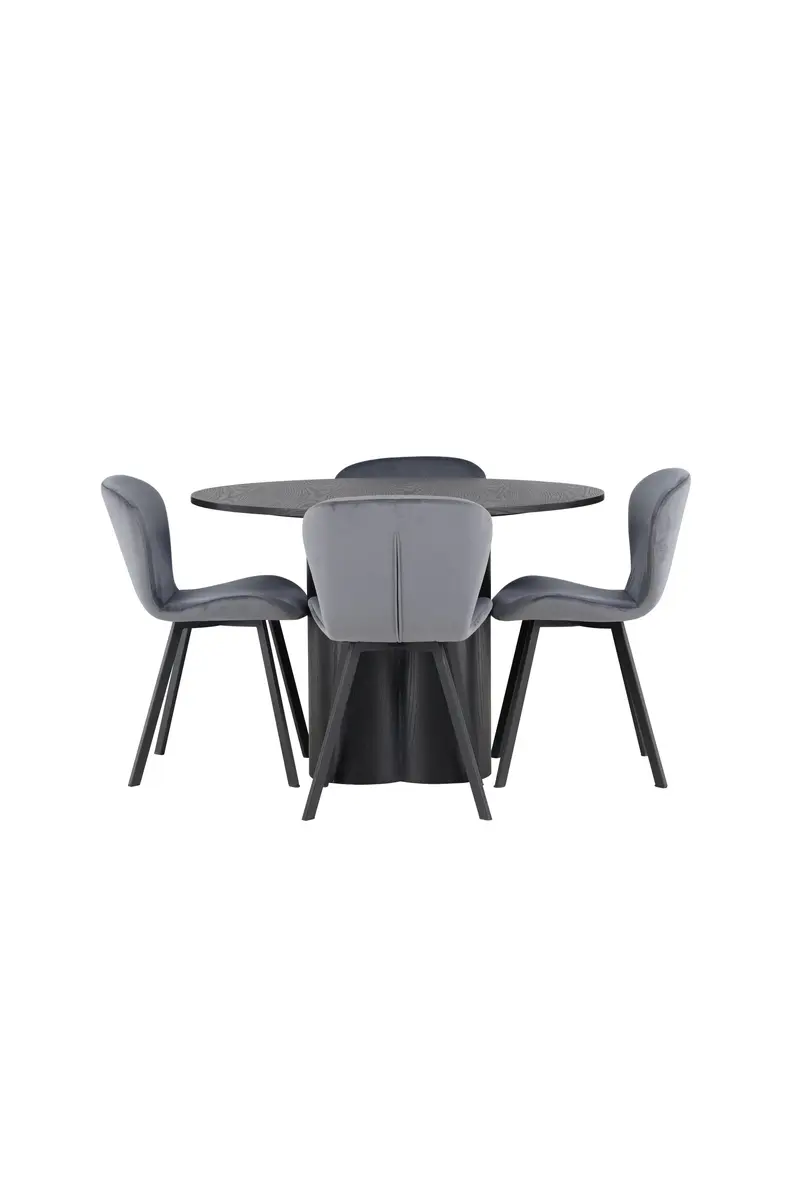 Esszimmer Set Olivia Mit Den Stühlen Lilja Rundes Essgruppen Set