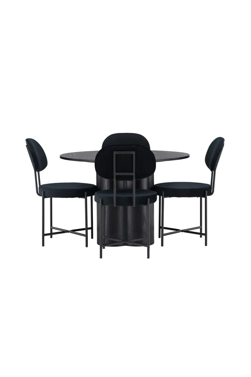 Esszimmer Set Olivia Mit Den Stühlen Stella Rundes Essgruppen Set