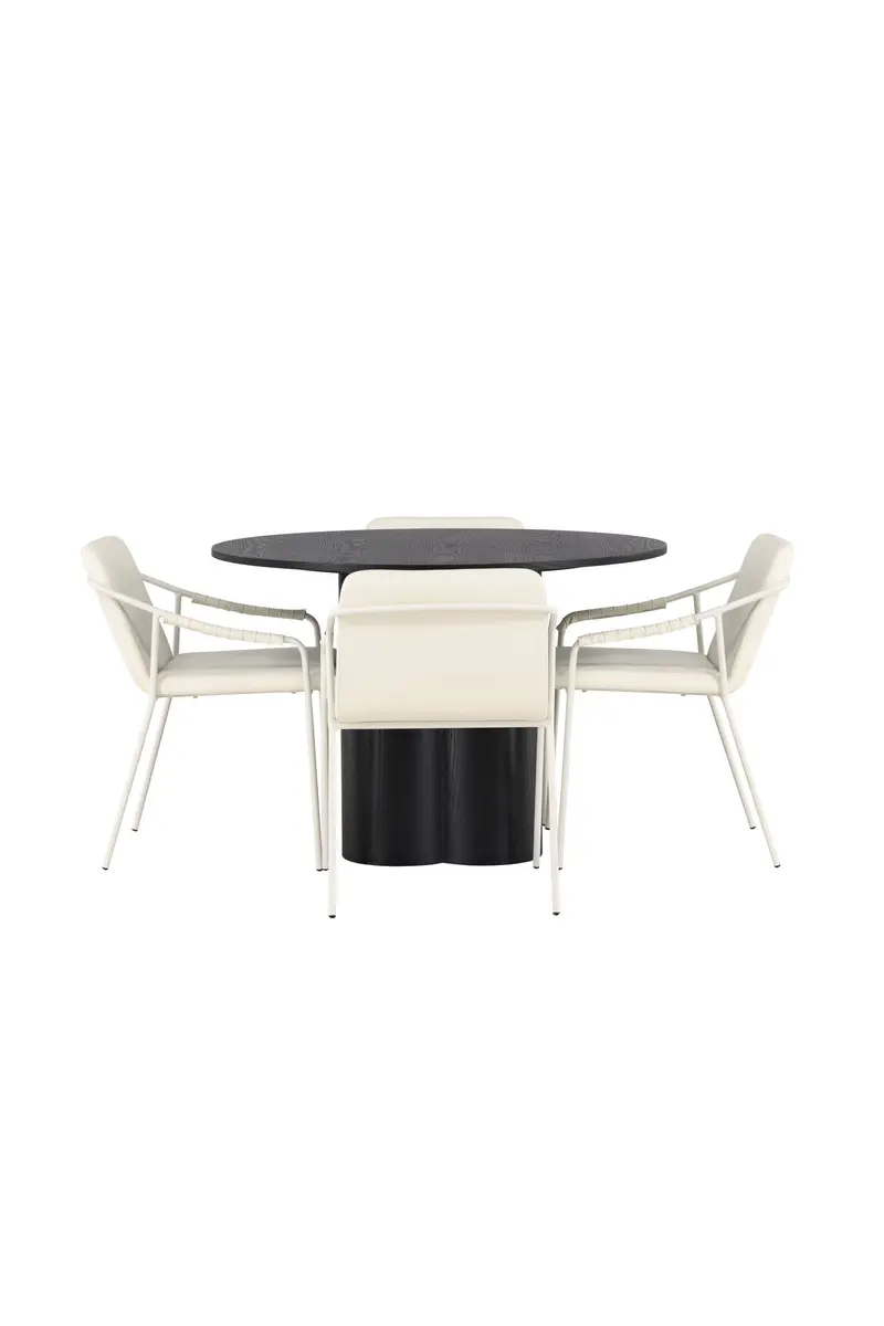 Esszimmer Set Olivia Mit Den Stühlen Tvist Rundes Essgruppen Set