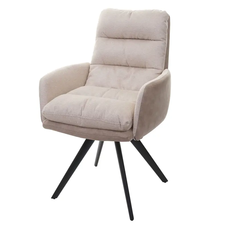 Esszimmerstuhl G66 mit Armlehne, Creme